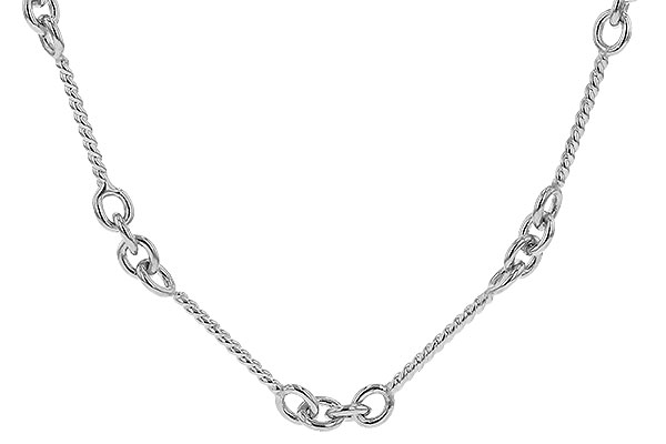A328-78504: TWIST CHAIN (24IN, 0.8MM, 14KT, LOBSTER CLASP)