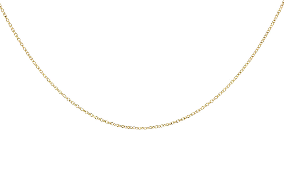 A328-79395: CABLE CHAIN (18IN, 1.3MM, 14KT, LOBSTER CLASP)