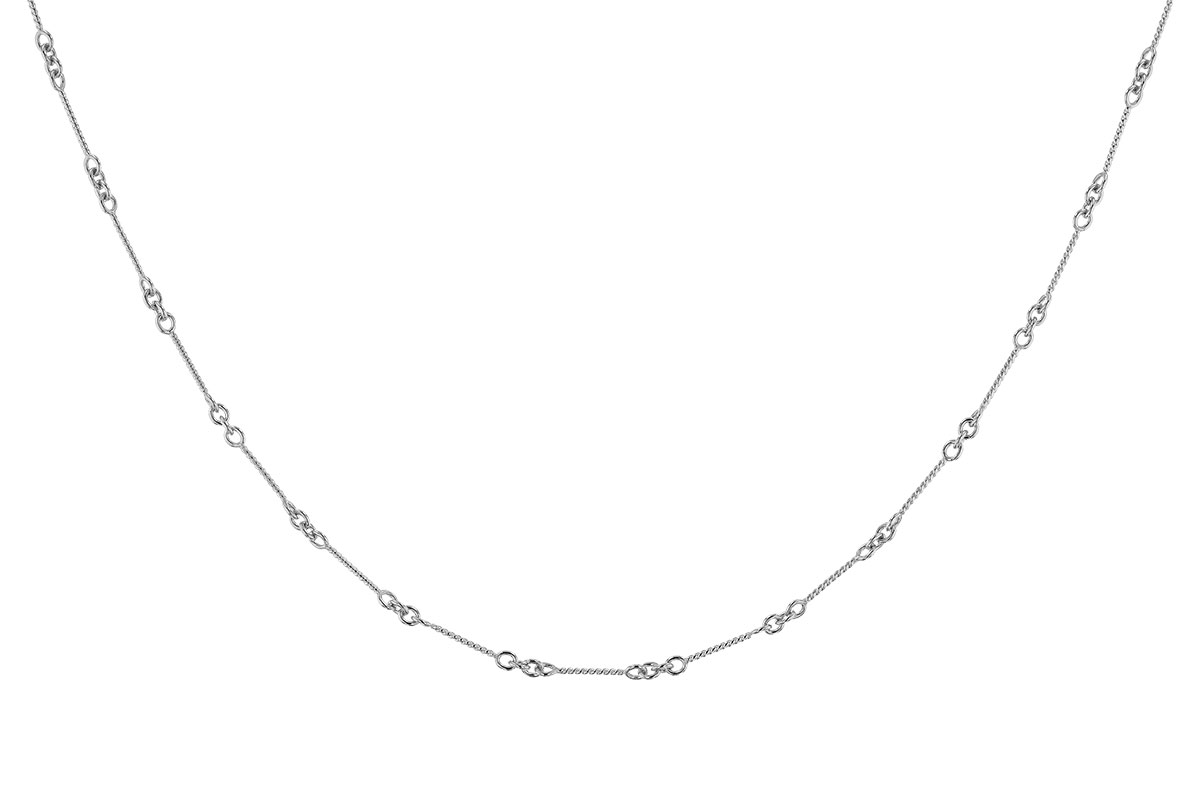 E328-78531: TWIST CHAIN (8IN, 0.8MM, 14KT, LOBSTER CLASP)