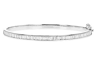 A328-73986: BANGLE 1.02 TW BAGUETTE DIAMONDS