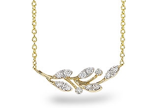 A329-66640: NECKLACE .32 TW