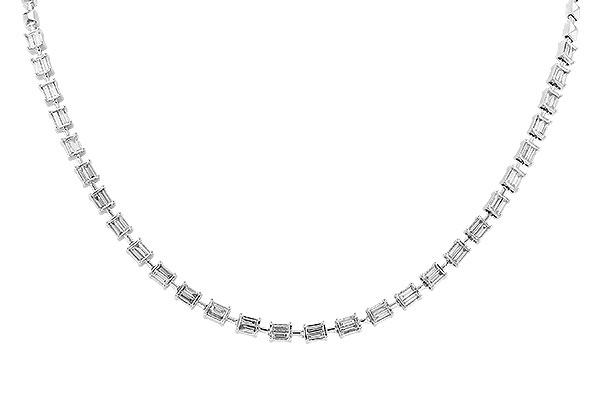 B328-76668: NECKLACE 2.02 TW BAGUETTE