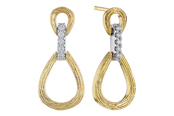 B329-64849: EARRINGS .07 TW