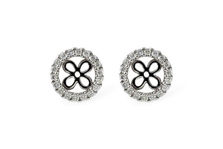 C242-40295: EARRING JACKETS .30 TW (FOR 1.50-2.00 CT TW STUDS)