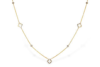 C329-65777: NECKLACE .20 TW (18")