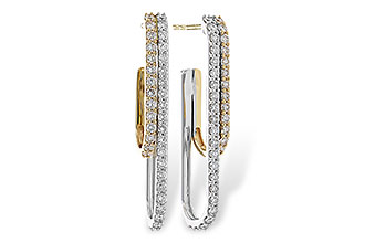 C329-66649: EARRING .98 TW