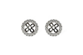 D242-40286: EARRING JACKETS .24 TW (FOR 0.75-1.00 CT TW STUDS)