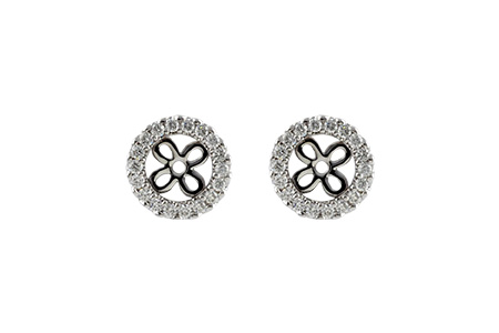 D242-40286: EARRING JACKETS .24 TW (FOR 0.75-1.00 CT TW STUDS)