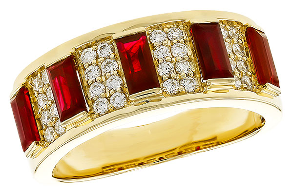 D329-68540: LDS WED RG 1.40 TW RUBY 1.69 TGW