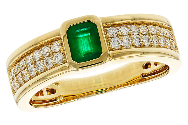 F329-70349: LDS RG .42 EMERALD .75 TGW (5x4MM EM)