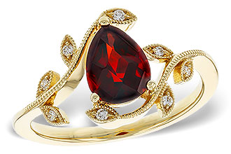 H329-70303: LDS RG 1.34 GARNET 1.40 TGW (8x6MM GAR)