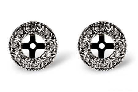 K055-17558: EARRING JACKETS .12 TW (FOR 0.50-1.00 CT TW STUDS)