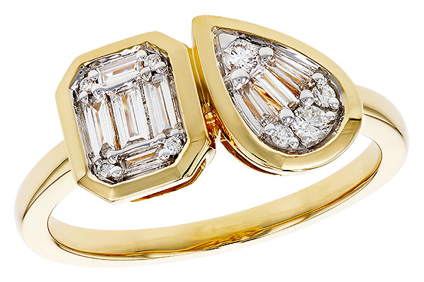 K329-71249: LDS DIA RG .17 TW BAGUETTE .25 TW