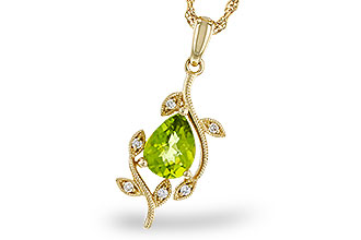 L329-66676: NECKLACE 1.16 PERIDOT 1.21 TGW (8x6MM PER)