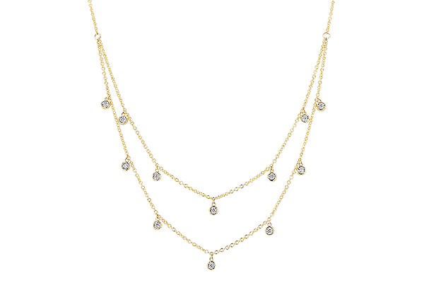 M328-73985: NECKLACE .22 TW (18 INCHES)