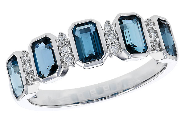 M329-66667: LDS RG 1.46 TW LONDON BLUE TOPAZ 1.58 TGW